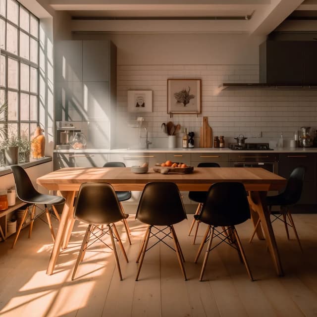 Изображение к статье "Размеры и пропорции: как выбрать правильный кухонный стол для вашего пространства"