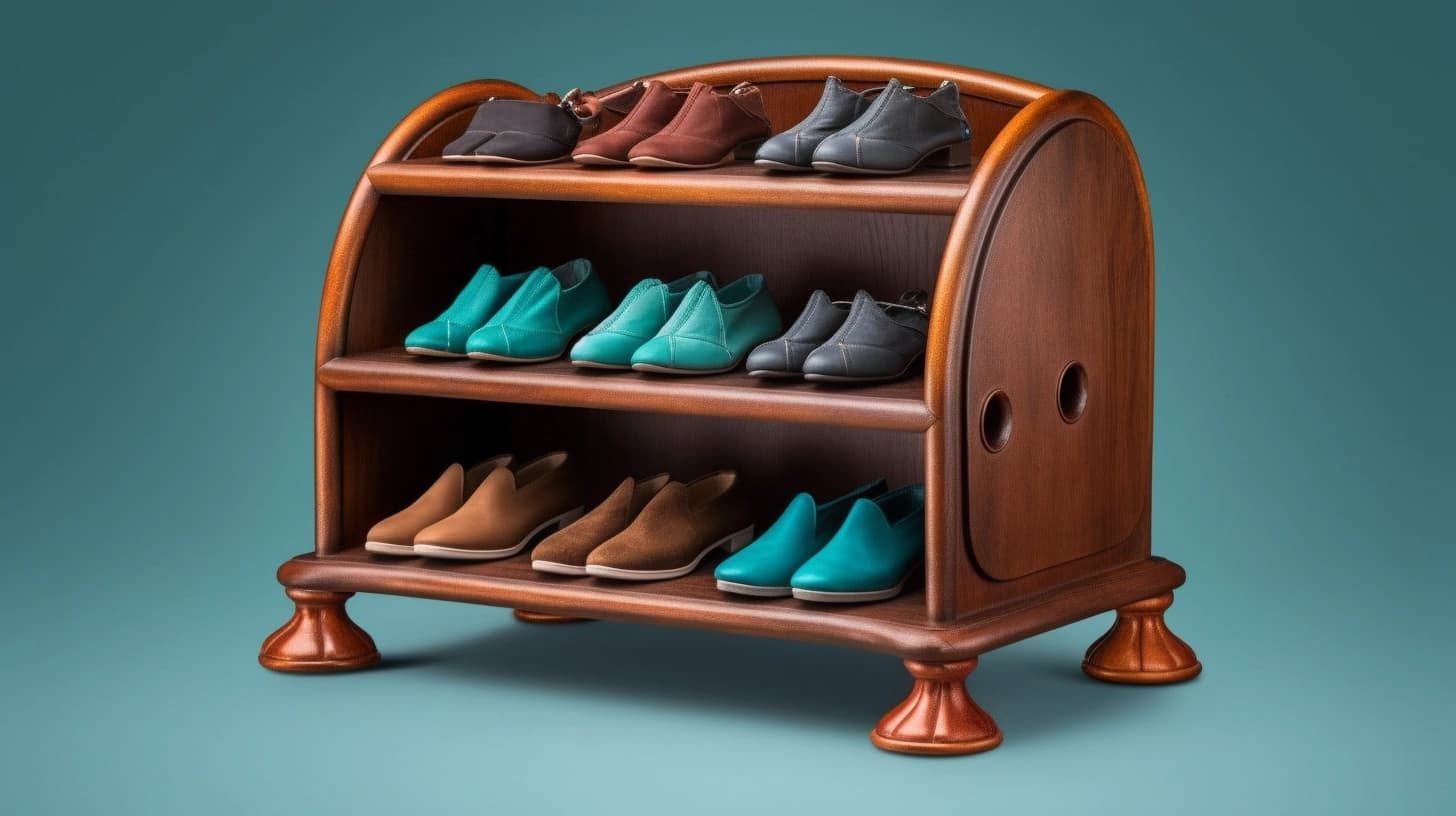 Изображение к статье "Обувница в классическом стиле: элегантность и изысканность в вашей прихожей"