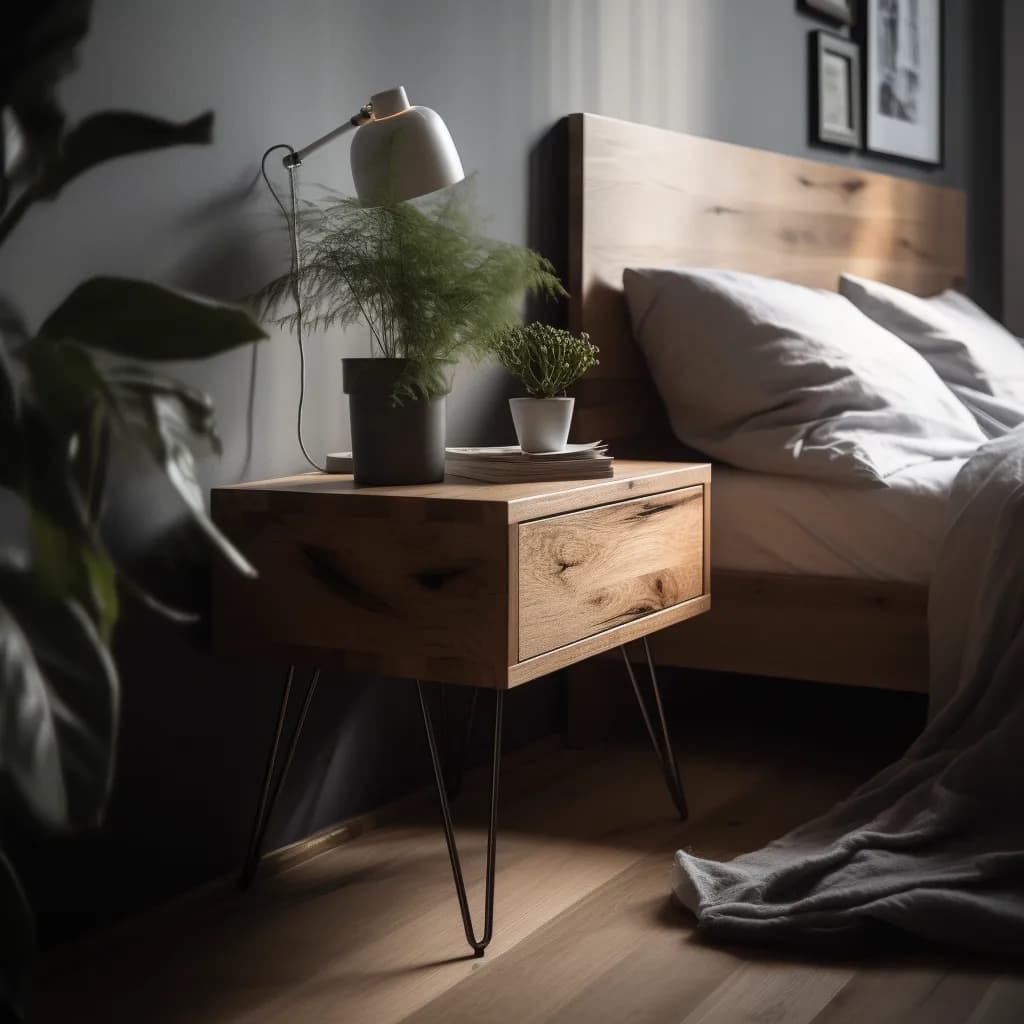 Изображение к статье "Прикроватные тумбы в скандинавском стиле: минимализм и уют в вашей спальне"